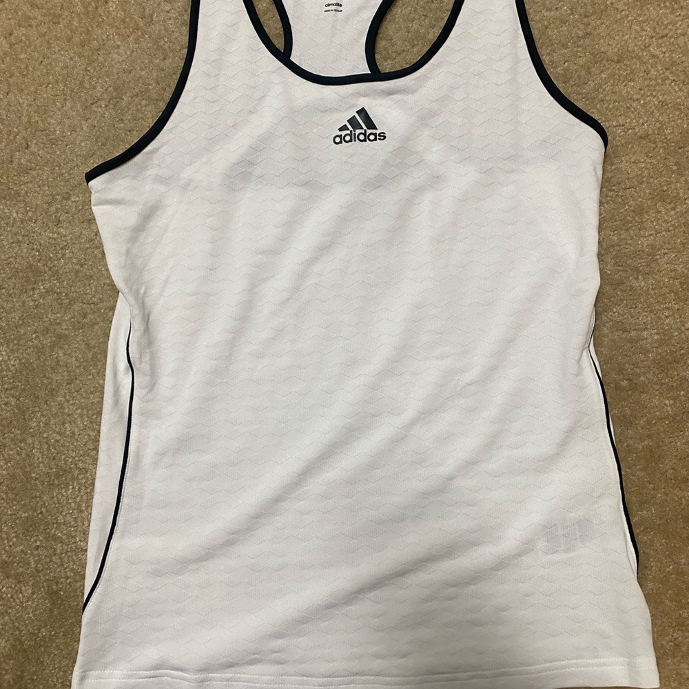 Woman’s Adidas Workout Tank Cut Out Back